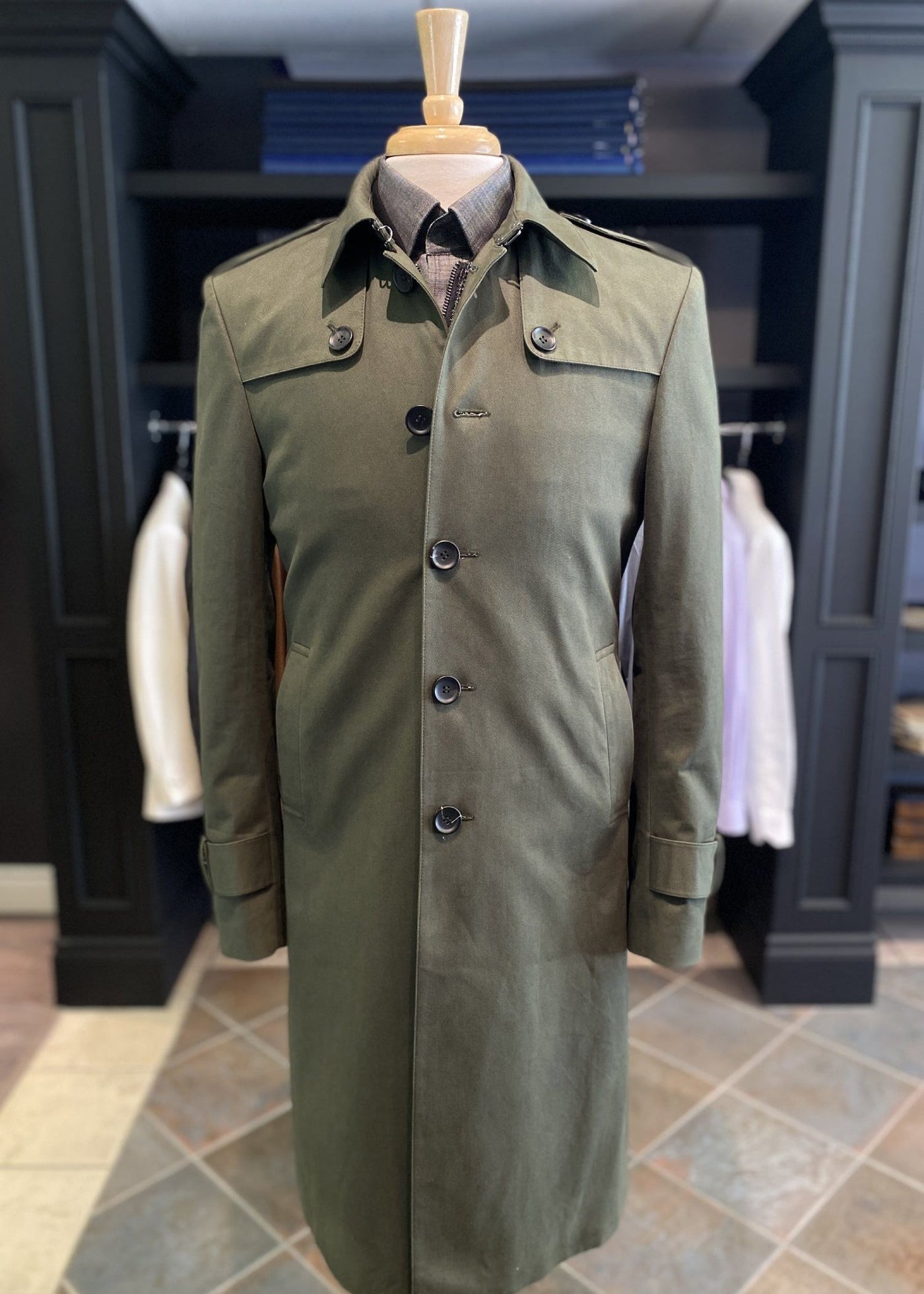 rokh】IVORY nylon DECKARD TRENCH COAT|ファッション rokh】IVORY nylon DECKARD TRENCH COAT|ファッション