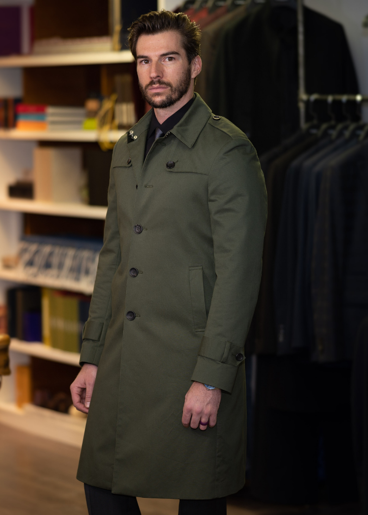 Deckard trench outlet coat